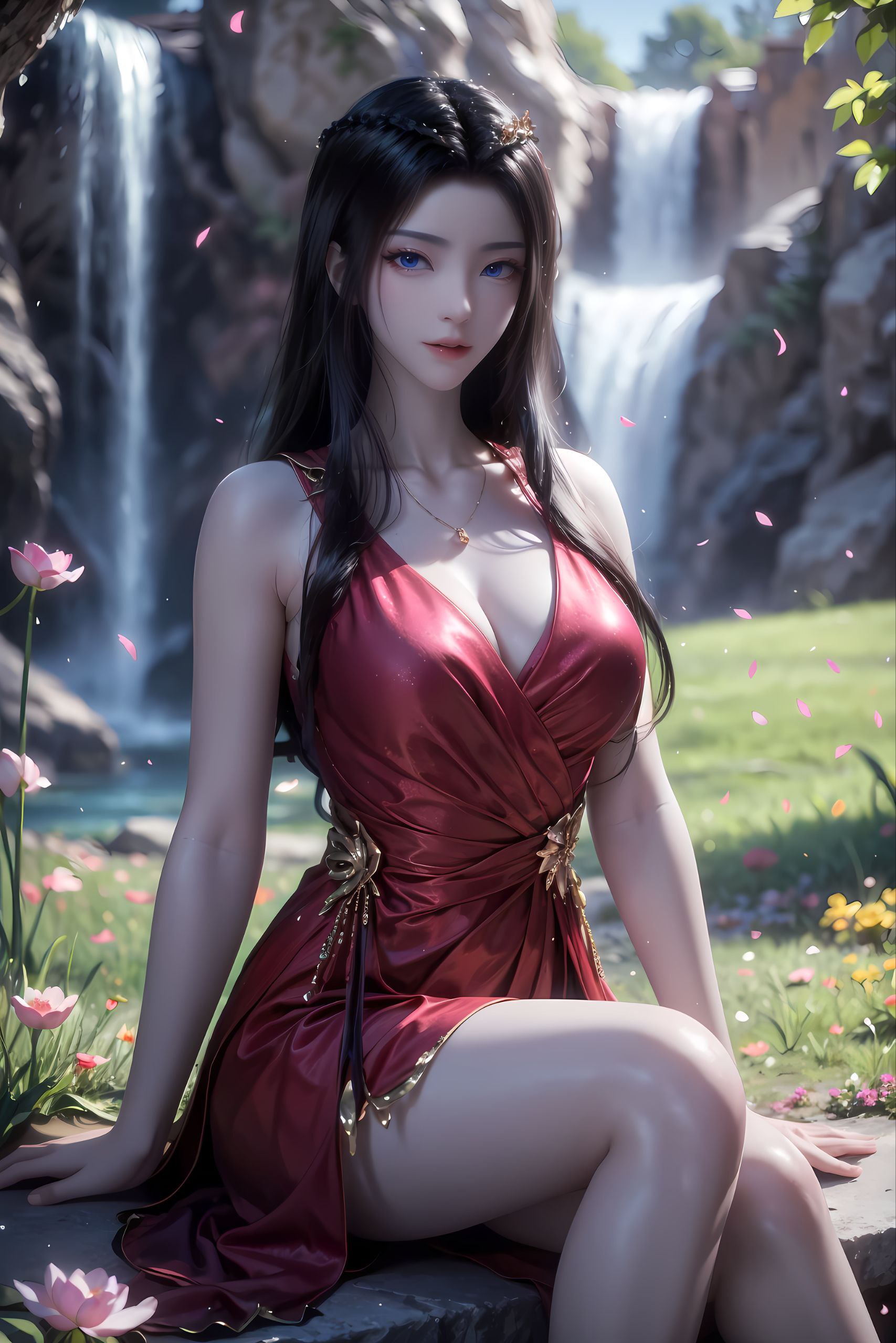 然而